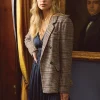 Online Belle & Bloom Piccadilly Wool Blend Plaid Blazer - Oat