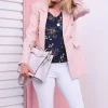 Outlet Belle & Bloom Princess Polina Textured Weave Blazer - Blush