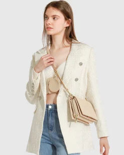 Outlet Belle & Bloom Princess Polina Tweed Blazer - Cream