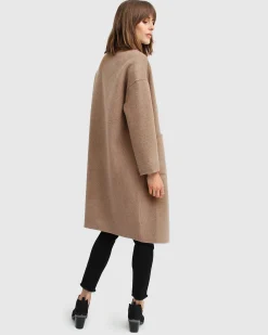 Best Belle & Bloom Publisher Double-Breasted Wool Blend Coat - Oat BreastedWoolBlendCoat-Oat