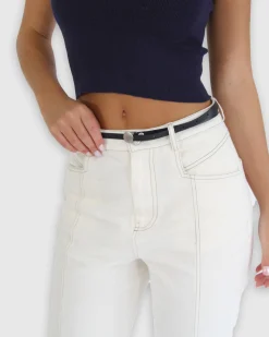 Clearance Belle & Bloom Rock With Me Studded Belt - Black