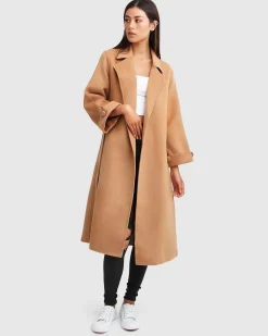 Best Belle & Bloom Stay Wild Oversized Wool Coat - Camel