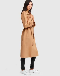 Best Belle & Bloom Stay Wild Oversized Wool Coat - Camel