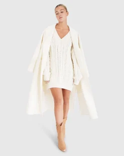 Hot Belle & Bloom Still The One Chunky Oversize Knit - Cream