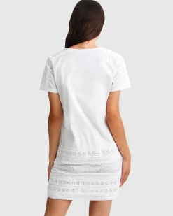 Clearance Belle & Bloom Summer Forever Mini Dress - White