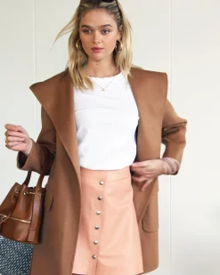 Discount Belle & Bloom Sweet Escape Robe Coat - Camel