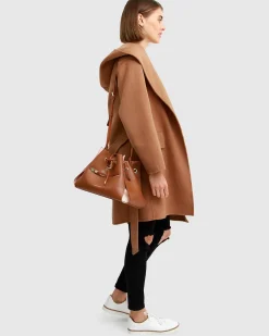 Discount Belle & Bloom Sweet Escape Robe Coat - Camel