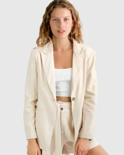 Best Belle & Bloom Synergy Wrap Blazer - Natural
