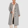 Best Belle & Bloom Tainted Love Longline Coat - Grey Marle GreyMarle