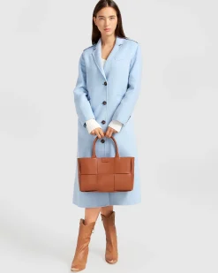 Best Belle & Bloom Tainted Love Longline Coat - Sky Blue SkyBlue