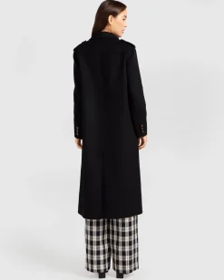 Discount Belle & Bloom Tainted Love Longline Coat - Black