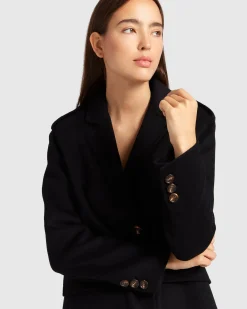 Discount Belle & Bloom Tainted Love Longline Coat - Black