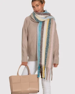 Discount Belle & Bloom The Academy Turtleneck Jumper - Oat