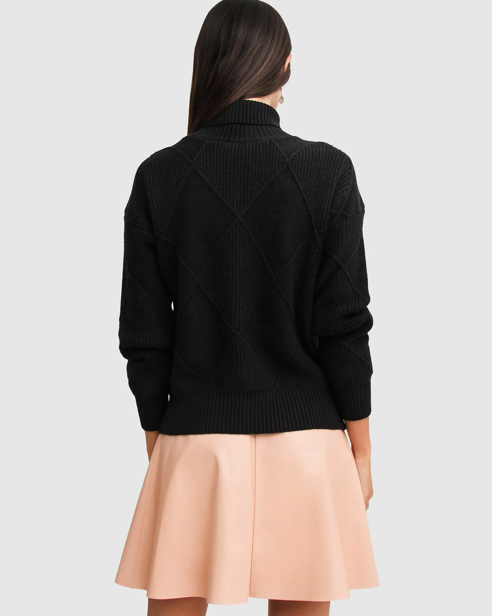 Outlet Belle & Bloom The Academy Turtleneck Jumper - Black