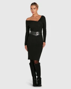 Best Belle & Bloom The Way You Move Knit Dress - Black
