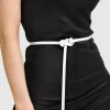Best Belle & Bloom Tie The Knot Leather Belt - White
