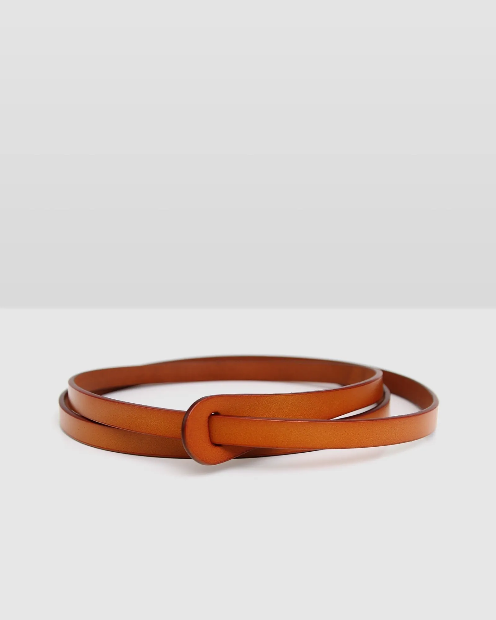 Fashion Belle & Bloom Tie The Knot Leather Belt - Brown