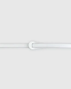 Best Belle & Bloom Tie The Knot Leather Belt - White