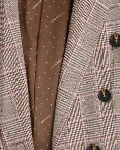 Outlet Belle & Bloom Too Cool For Work Plaid Blazer - Brown