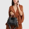 Online Belle & Bloom Twilight Leather Cross-Body Bag - Black BodyBag-Black