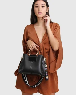Online Belle & Bloom Twilight Leather Cross-Body Bag - Black BodyBag-Black