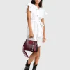 Best Belle & Bloom Twilight Leather Cross-Body Bag - Merlot BodyBag-Merlot