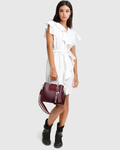 Best Belle & Bloom Twilight Leather Cross-Body Bag - Merlot BodyBag-Merlot