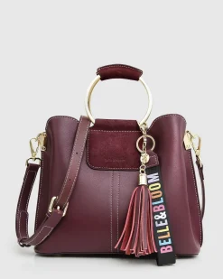 Best Belle & Bloom Twilight Leather Cross-Body Bag - Merlot BodyBag-Merlot