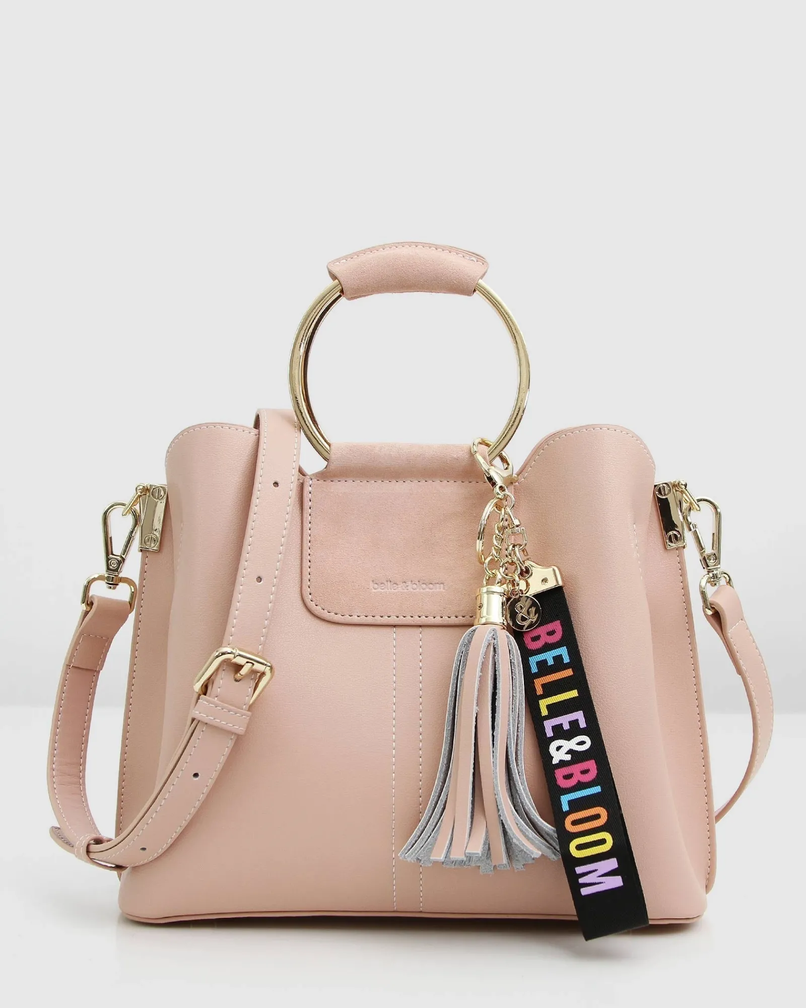 Best Belle & Bloom Twilight Leather Cross-Body Bag - Pink BodyBag-Pink