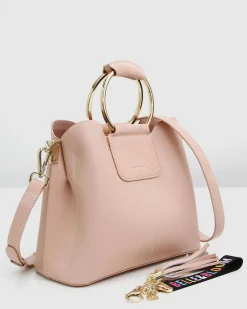 Best Belle & Bloom Twilight Leather Cross-Body Bag - Pink BodyBag-Pink