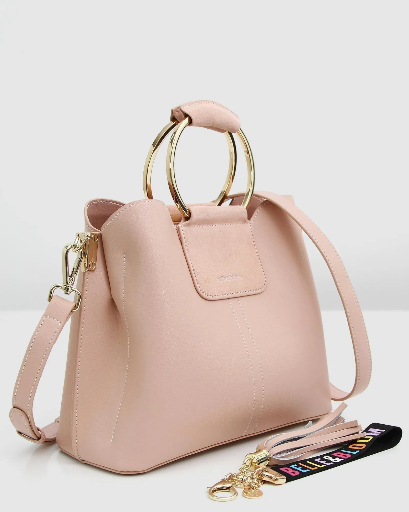 Best Belle & Bloom Twilight Leather Cross-Body Bag - Pink BodyBag-Pink