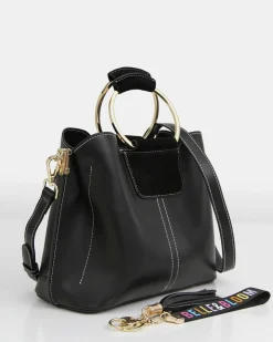 Online Belle & Bloom Twilight Leather Cross-Body Bag - Black BodyBag-Black