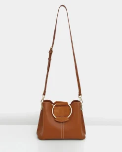 Outlet Belle & Bloom Twilight Leather Cross-Body Bag - Brown BodyBag-Brown