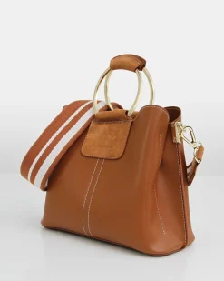Outlet Belle & Bloom Twilight Leather Cross-Body Bag - Brown BodyBag-Brown