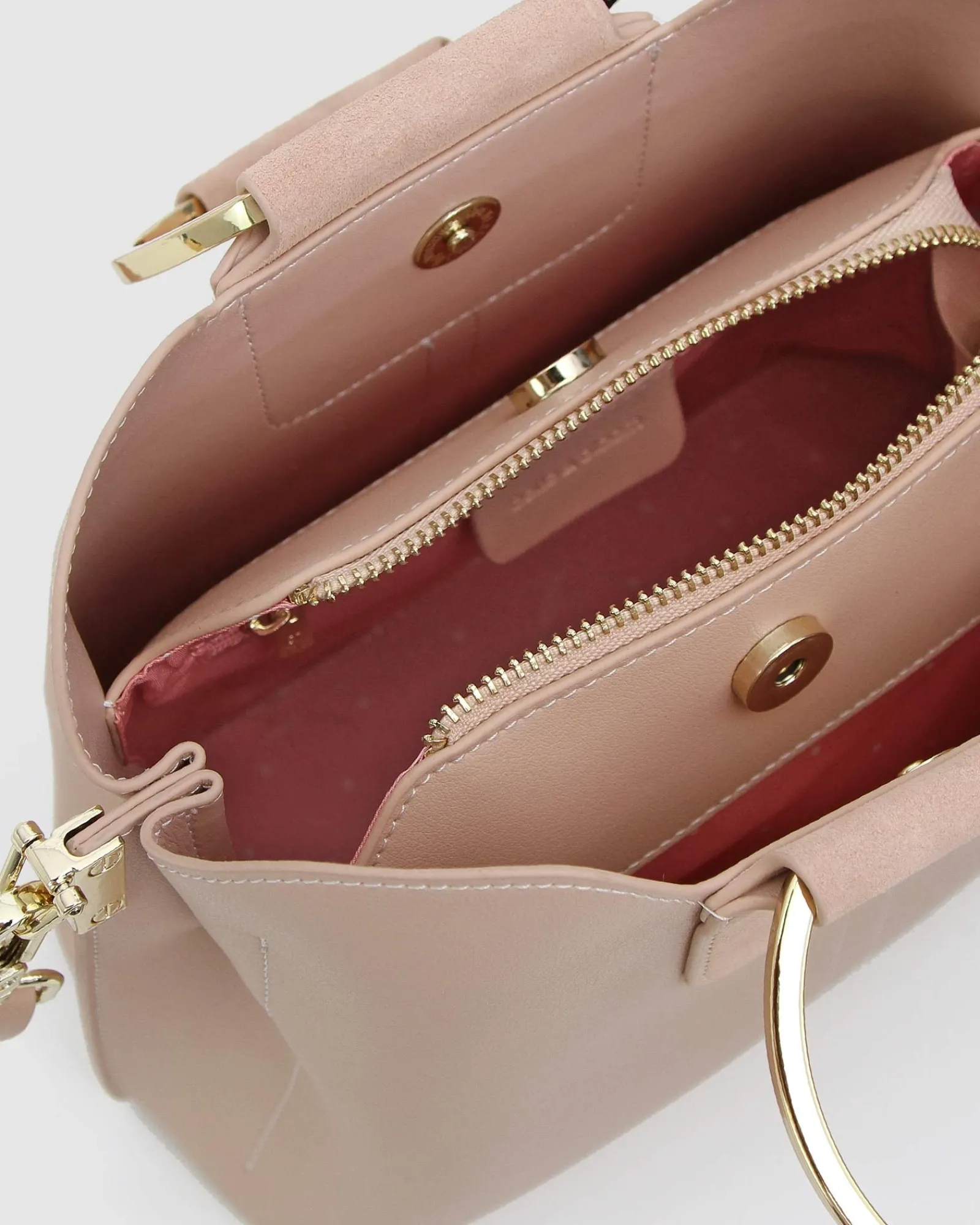 Best Belle & Bloom Twilight Leather Cross-Body Bag - Pink BodyBag-Pink
