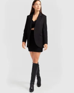 Best Belle & Bloom Unchained Heart Blazer - Black