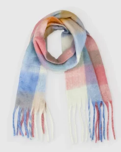 Best Belle & Bloom Vail Checkered Scarf - Candy