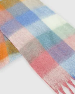 Best Belle & Bloom Vail Checkered Scarf - Candy