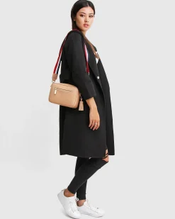 Sale Belle & Bloom Walk This Way Wool Blend Oversized Coat - Black