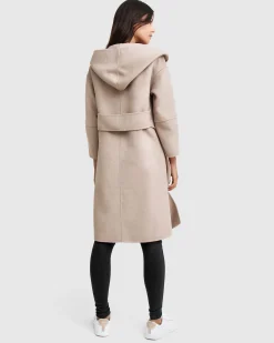 Sale Belle & Bloom Walk This Way Wool Blend Oversized Coat - Sand