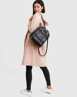 Fashion Belle & Bloom Walk This Way Wool Blend Oversized Coat - Blush Pink BlushPink