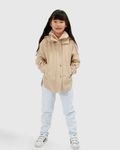 Best Belle & Bloom When I Grow Up Detachable Hooded Coat - Pale Oat PaleOat