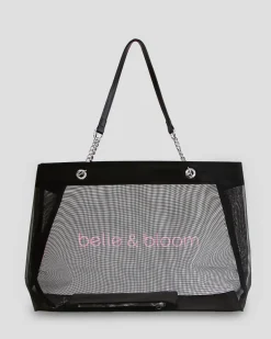 Hot Belle & Bloom Wild Lover Tote Bag - Black/Pink