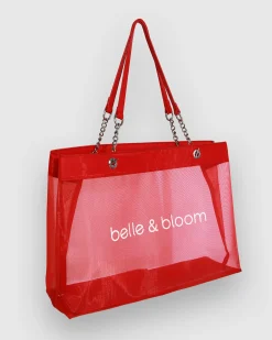 Discount Belle & Bloom Wild Lover Tote Bag - Red