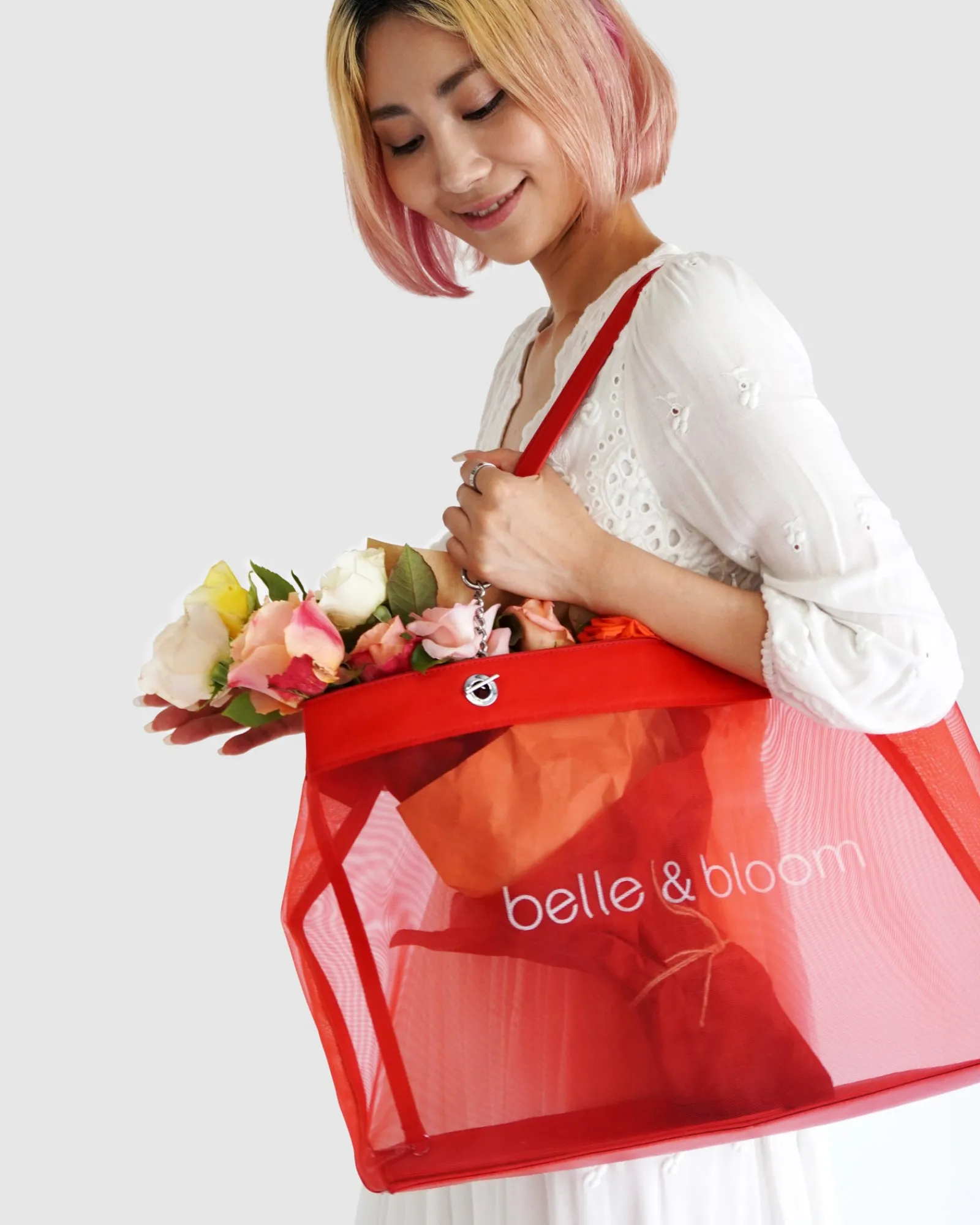 Discount Belle & Bloom Wild Lover Tote Bag - Red