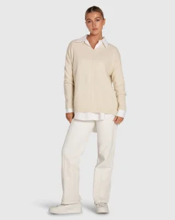 Sale Belle & Bloom Wonder Of You Cashmere Blend Oversized Jumper - Cream